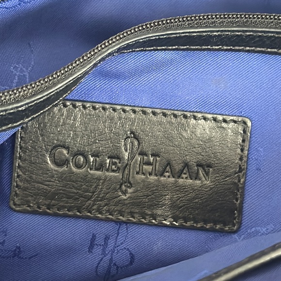 Cole Haan black leather 14 by 14” leather bag gorgeous - Picture 12 of 15